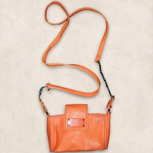 Nine West Neon Orange Festival Micro Bag